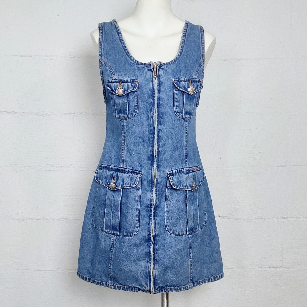 Squeeze Jeans Y2K Denim Sleeveless Dress